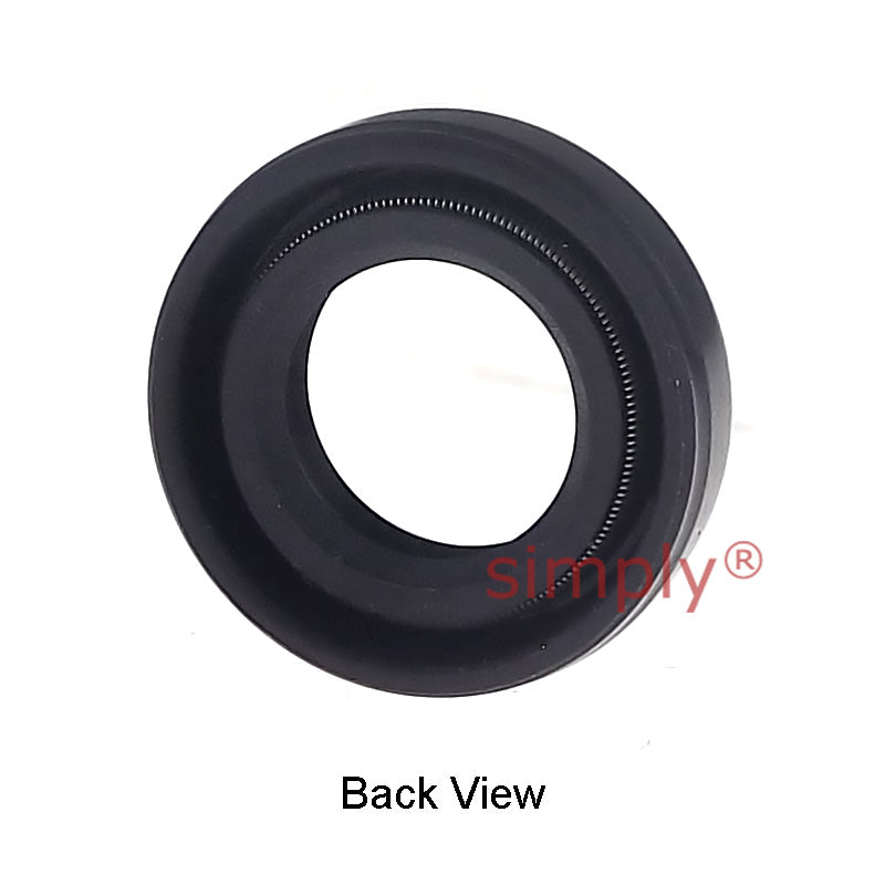 10x17x5mm Nitrile Rubber Double Lip Rotary Shaft Oil Seal with Garter Spring TC / R23