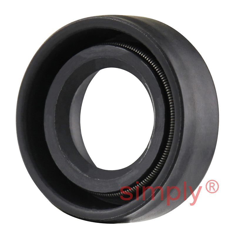 10x18x6mm Nitrile Rubber Single Lip Rotary Shaft Oil Seal with Garter Spring SC / R21