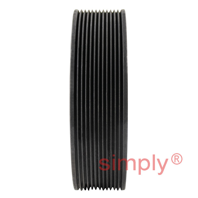 118J12 Tapered Bore Polyvee Belt Pulley 118mm Pitch Diameter 12 Grooves
