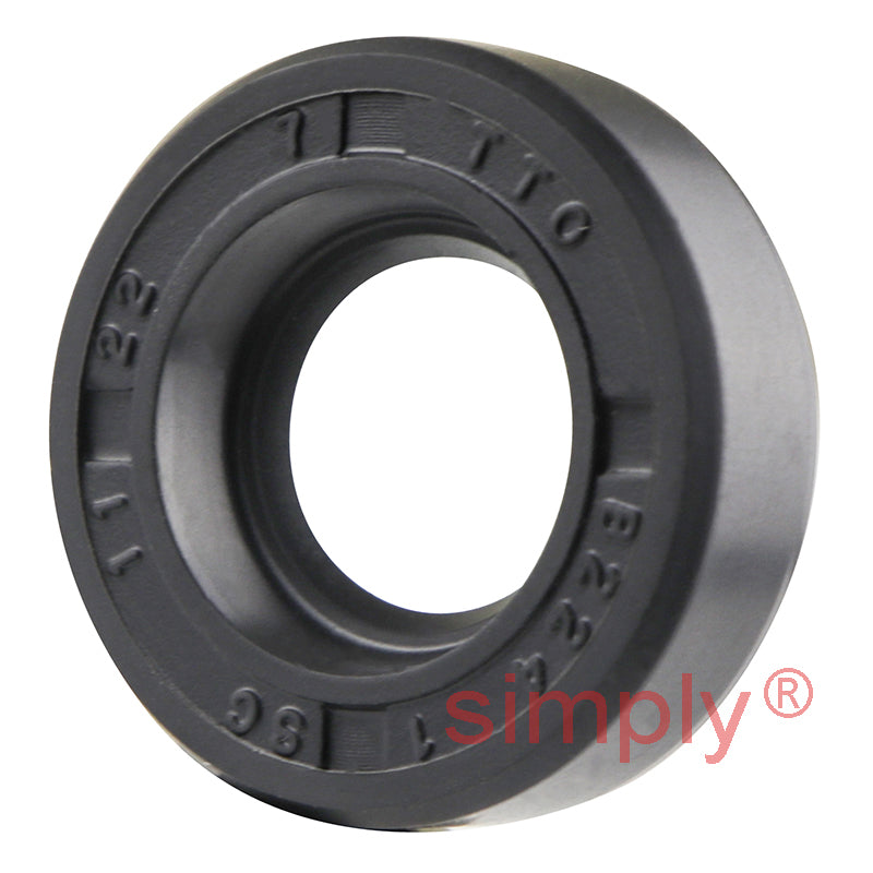 11x22x7mm Nitrile Rubber Single Lip Rotary Shaft Oil Seal with Garter Spring SC / R21