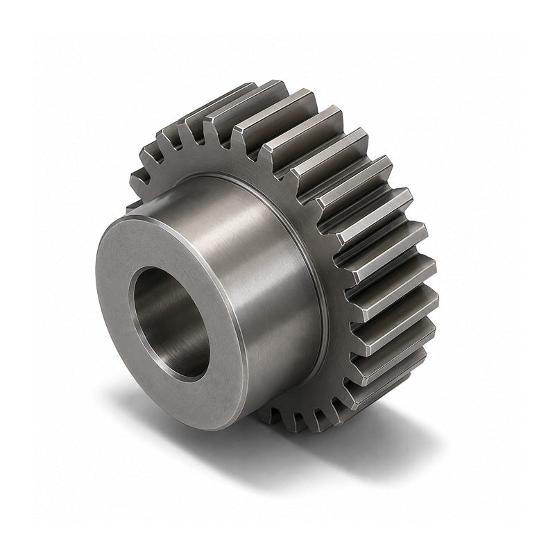 SS12.5/54B-10 Metric EN8 Spur Gear 54 Tooth 1.25 Mod Pilot Bored 12mm Or Smaller (H8)