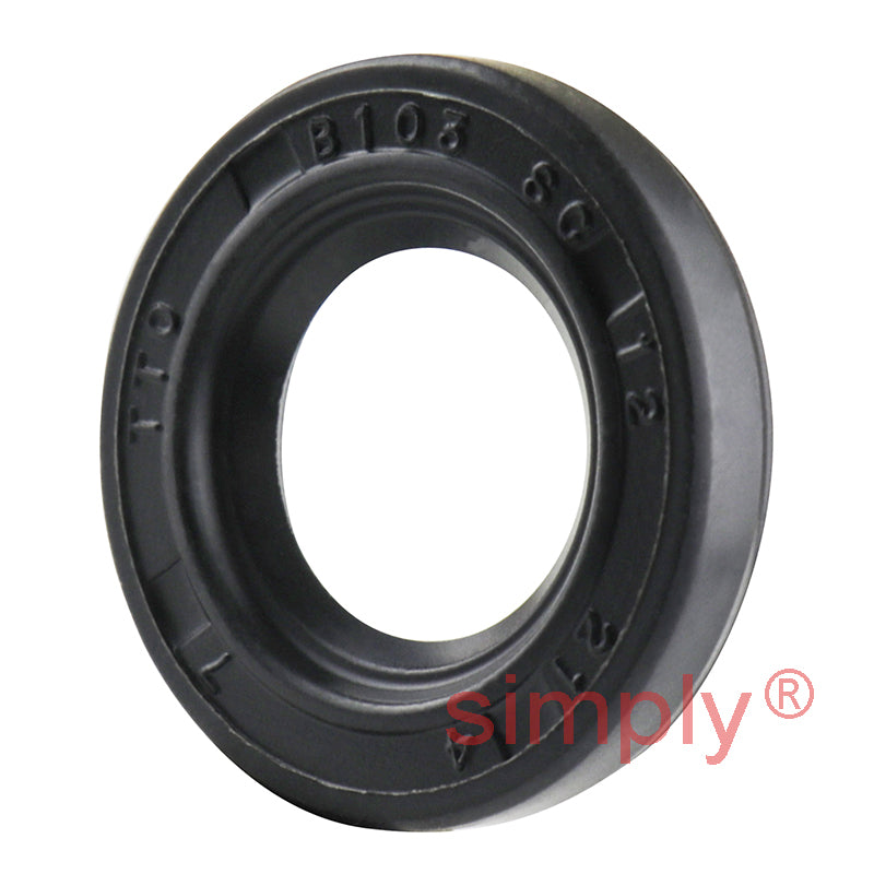 12x21x4mm Nitrile Rubber Single Lip Rotary Shaft Oil Seal SC / R21