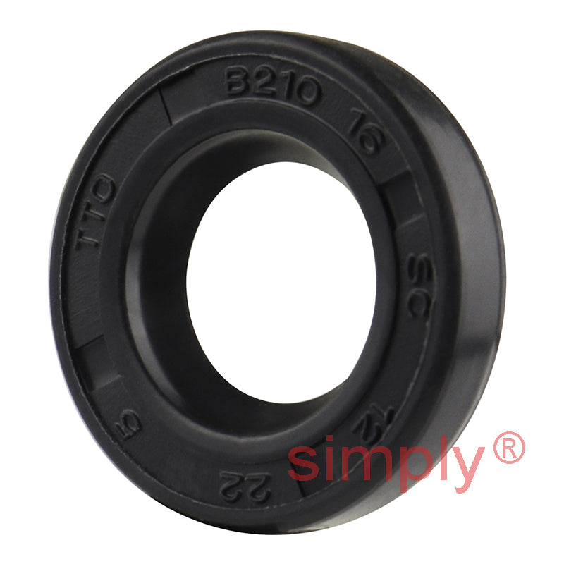 12x22x5mm Nitrile Rubber Single Lip Rotary Shaft Oil Seal SC / R21