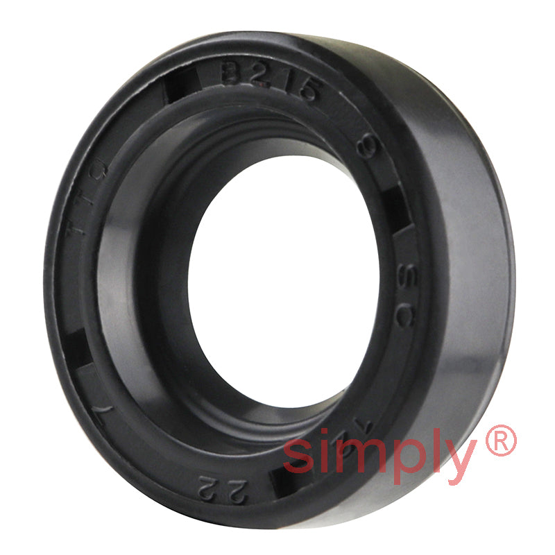 12x22x7mm Nitrile Rubber Single Lip Rotary Shaft Oil Seal with Garter Spring SC / R21