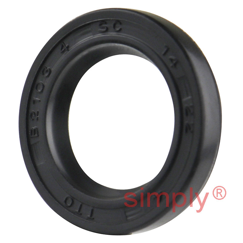 14x22x4mm Nitrile Rubber Single Lip Rotary Shaft Oil Seal SC / R21