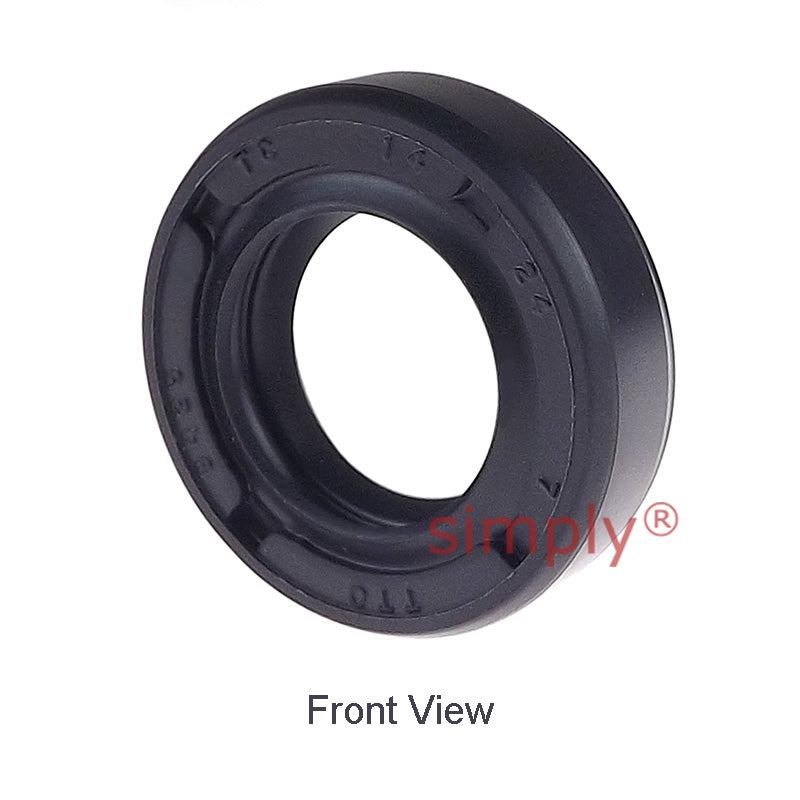 14x24x7mm Nitrile Rubber Double Lip Rotary Shaft Oil Seal R23 / TC Style