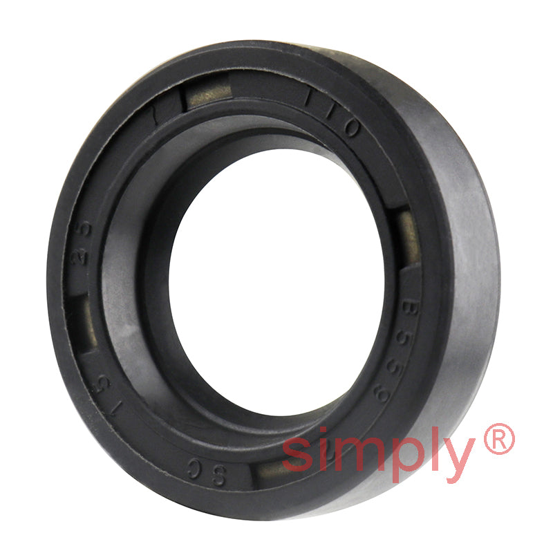 15x25x7mm Nitrile Rubber Single Lip Rotary Shaft Oil Seal with Garter Spring SC / R21