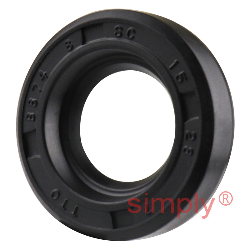 15x28x7mm Nitrile Rubber Single Lip Rotary Shaft Oil Seal with Garter Spring SC / R21
