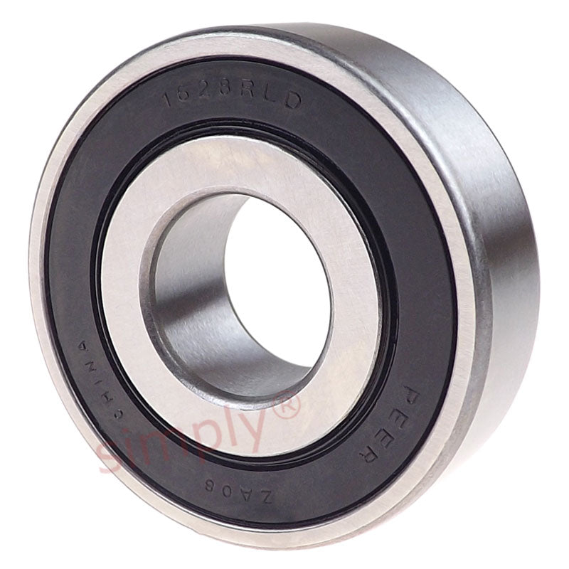 Major Branded 16282RS Rubber Sealed Deep Groove Ball Bearing 0.625x1.625x0.5 inch