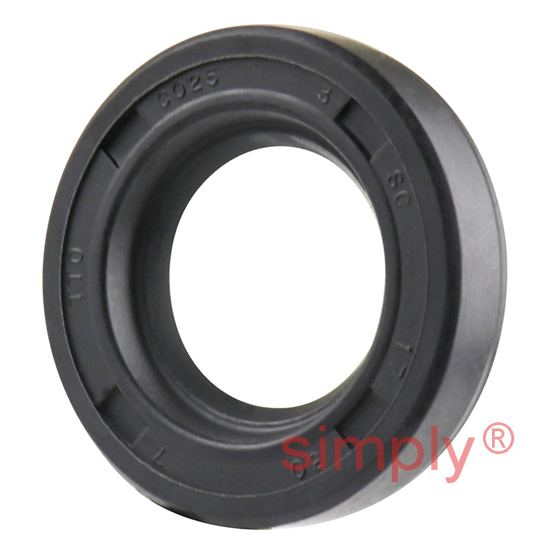 17x30x7mm Nitrile Rubber Single Lip Rotary Shaft Oil Seal with Garter Spring SC / R21