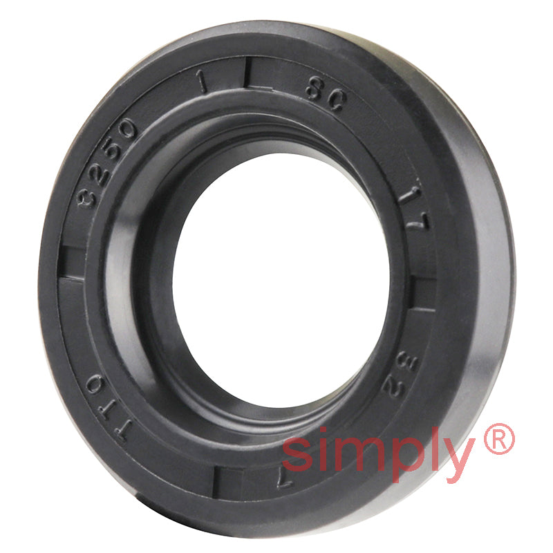 17x32x7mm Nitrile Rubber Single Lip Rotary Shaft Oil Seal with Garter Spring SC / R21