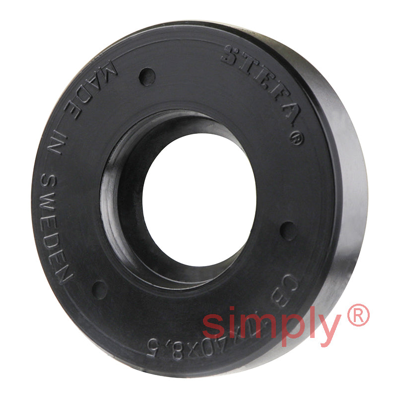 17x40x8.5mm Nitrile Rubber Single Lip Rotary Shaft Oil Seal with Garter Spring SC / R21