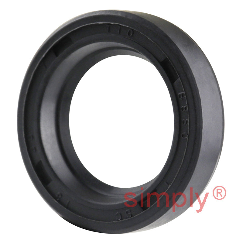 18x28x7mm Nitrile Rubber Single Lip Rotary Shaft Oil Seal with Garter Spring SC / R21