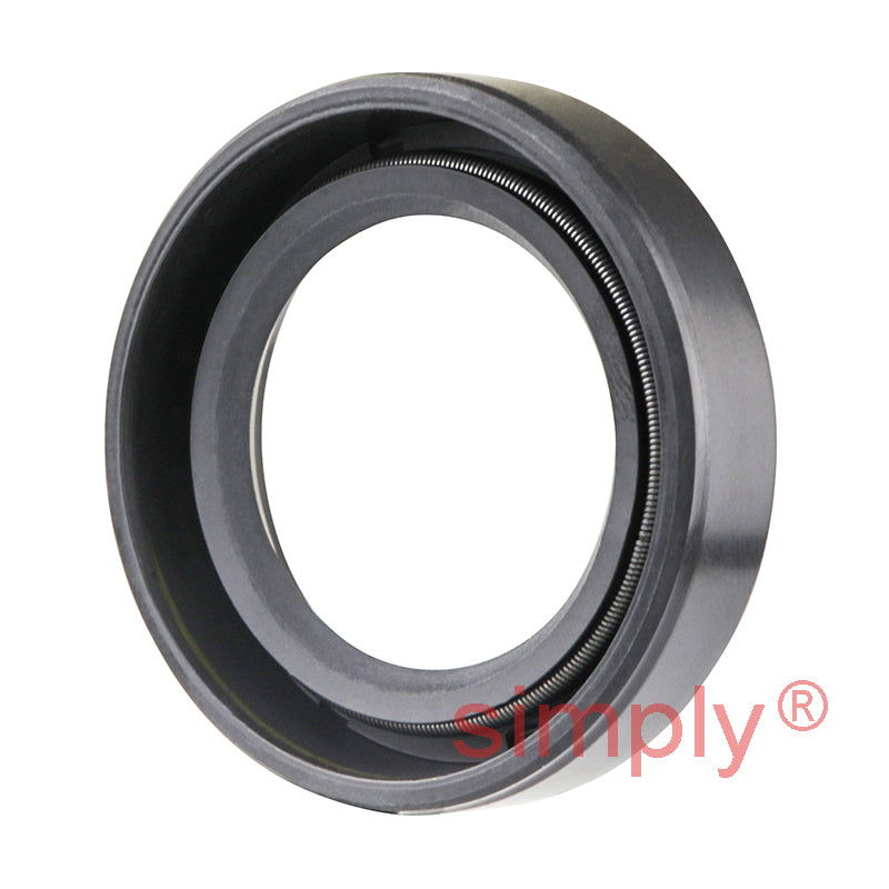 1.06x1.62x0.37 inch Nitrile Rubber Single Lip Rotary Shaft Oil Seal with Garter Spring R21 / SC