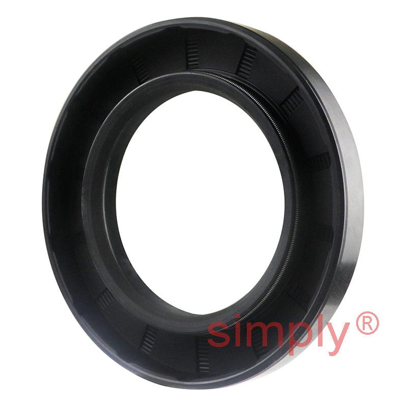1.12x2.87x0.37 inch Nitrile Rubber Double Lip Rotary Shaft Oil Seal with Garter Spring R23 / TC Style