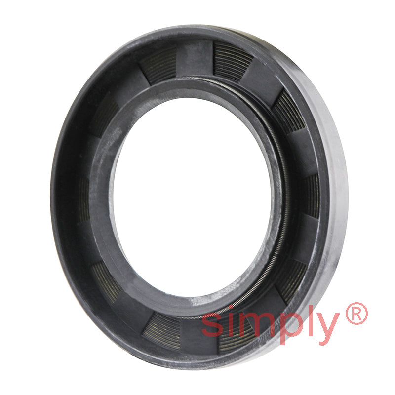 1.25x2.06x0.25 inch Nitrile Rubber Single Lip Rotary Shaft Oil Seal with Garter Spring R21 / SC