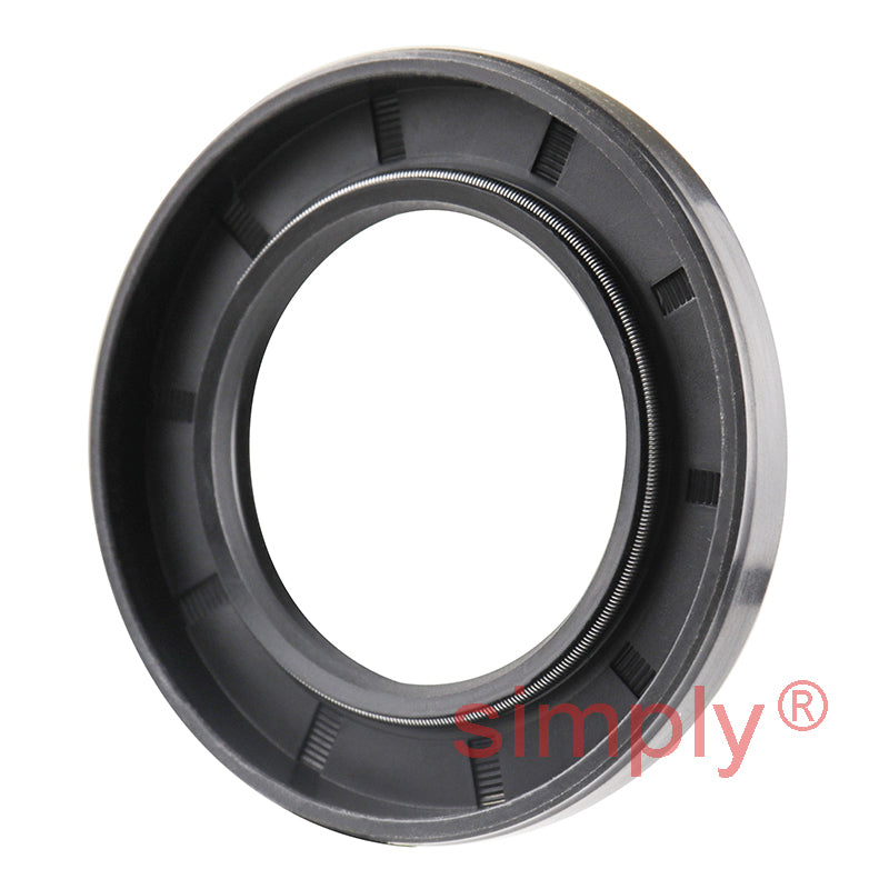 1.25x2x0.25 inch Nitrile Rubber Double Lip Rotary Shaft Oil Seal with Garter Spring R23 / TC Style