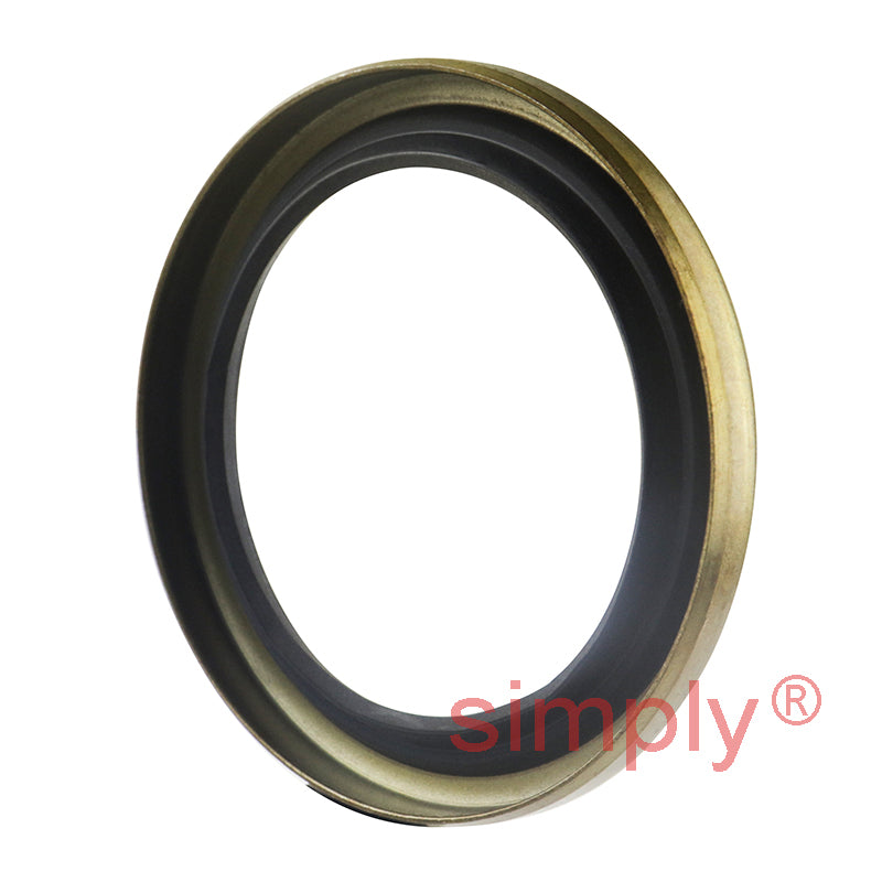 1.37x1.87x0.18 inch Metal Cased Nitrile Rubber Rotary Shaft Oil Seal Springless Design VB Style