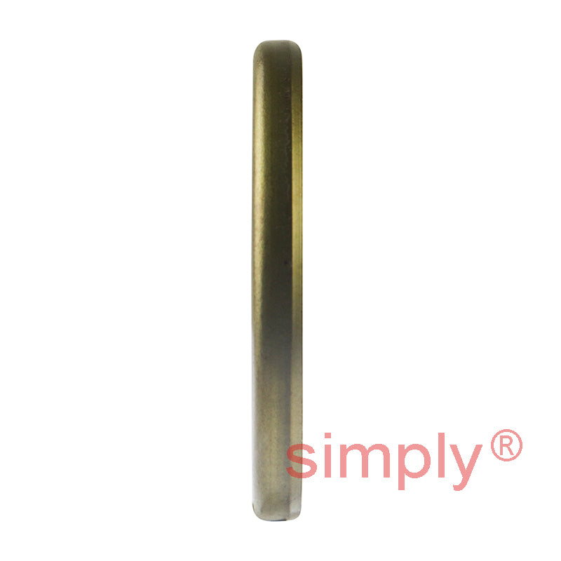 1.37x1.87x0.18 inch Metal Cased Nitrile Rubber Rotary Shaft Oil Seal Springless Design VB Style