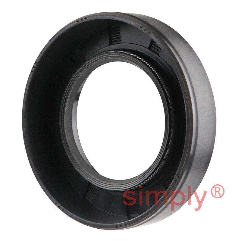 1.37x2.37x0.5 inch Nitrile Rubber Single Lip Rotary Shaft Oil Seal with Garter Spring R21 / SC