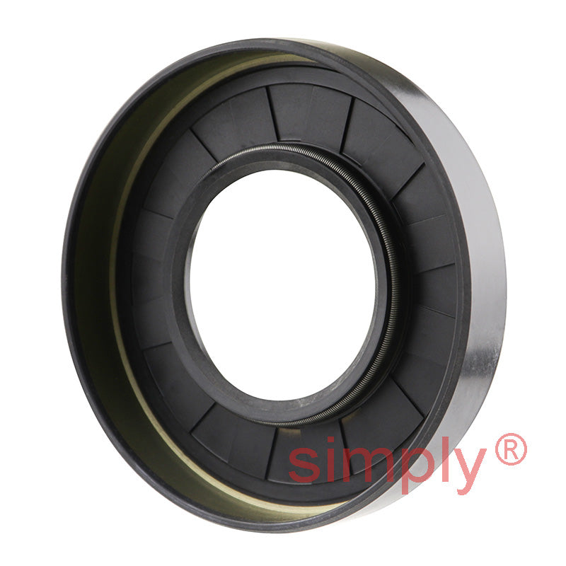 1.37x2.75x0.5 inch Nitrile Rubber Single Lip Rotary Shaft Oil Seal with Garter Spring R21 / SC Style