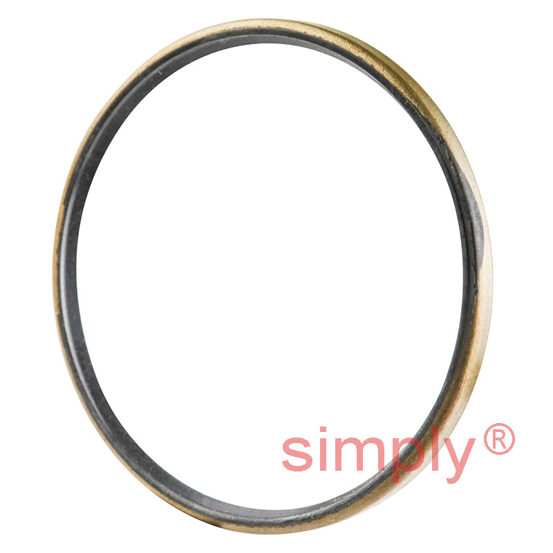 1.43x1.56x0.12 inch Metal Cased Nitrile Rubber Rotary Shaft Oil Seal Springless Design VB Style