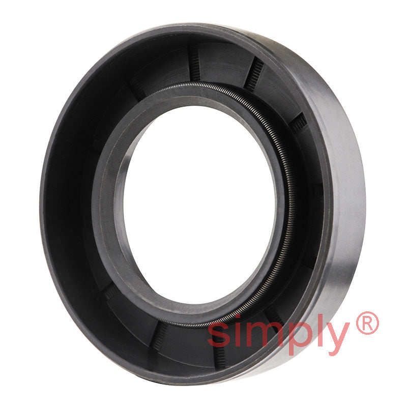 1.43x2.5x0.5 inch Nitrile Rubber Single Lip Rotary Shaft Oil Seal with Garter Spring R21 / SC