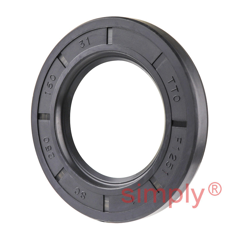 1.5x2.5x0.31 inch Nitrile Rubber Single Lip Rotary Shaft Oil Seal with Garter Spring R21 / SC