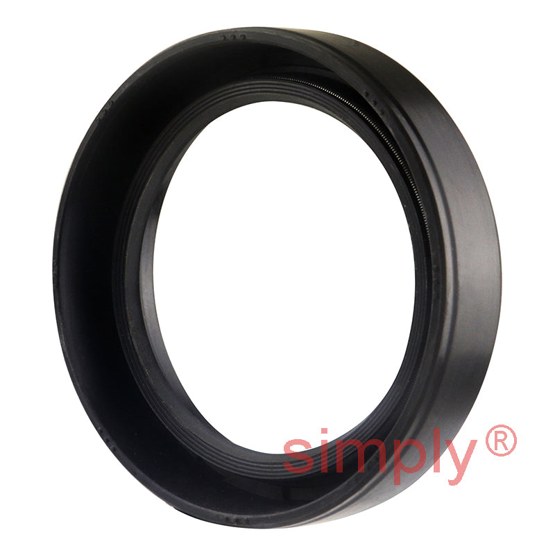 1.75x2.37x0.5 inch Nitrile Rubber Single Lip Rotary Shaft Oil Seal with Garter Spring R21 / SC