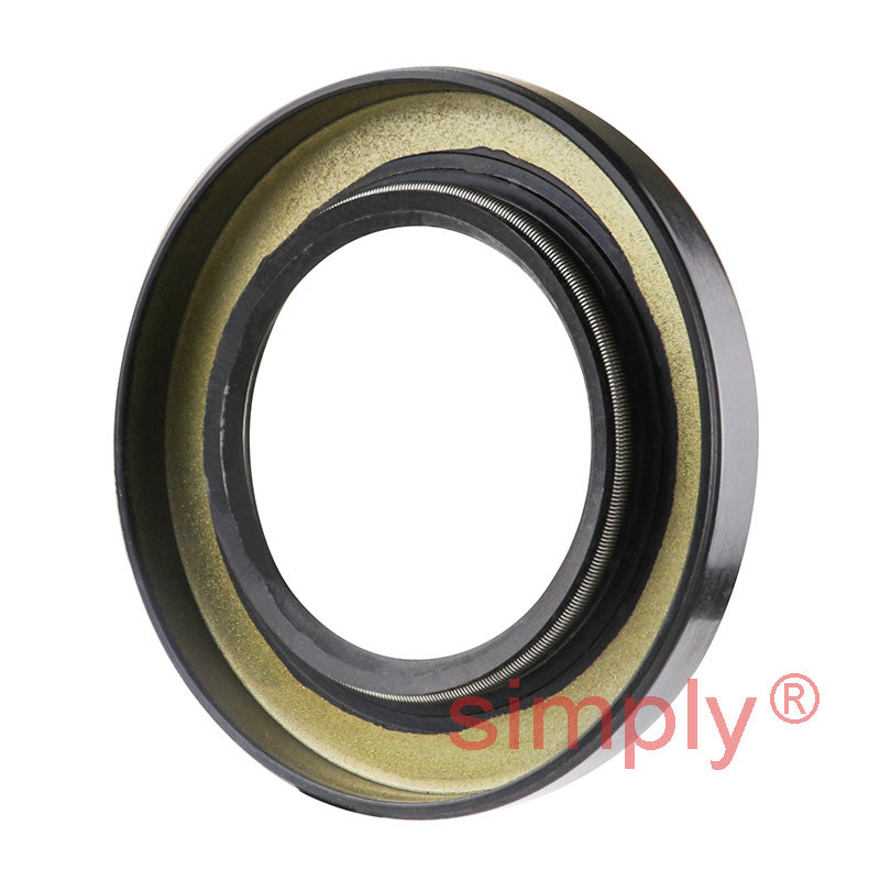 1.75x2.87x0.37 inch Nitrile Rubber Single Lip Rotary Shaft Oil Seal with Garter Spring R21 / SC