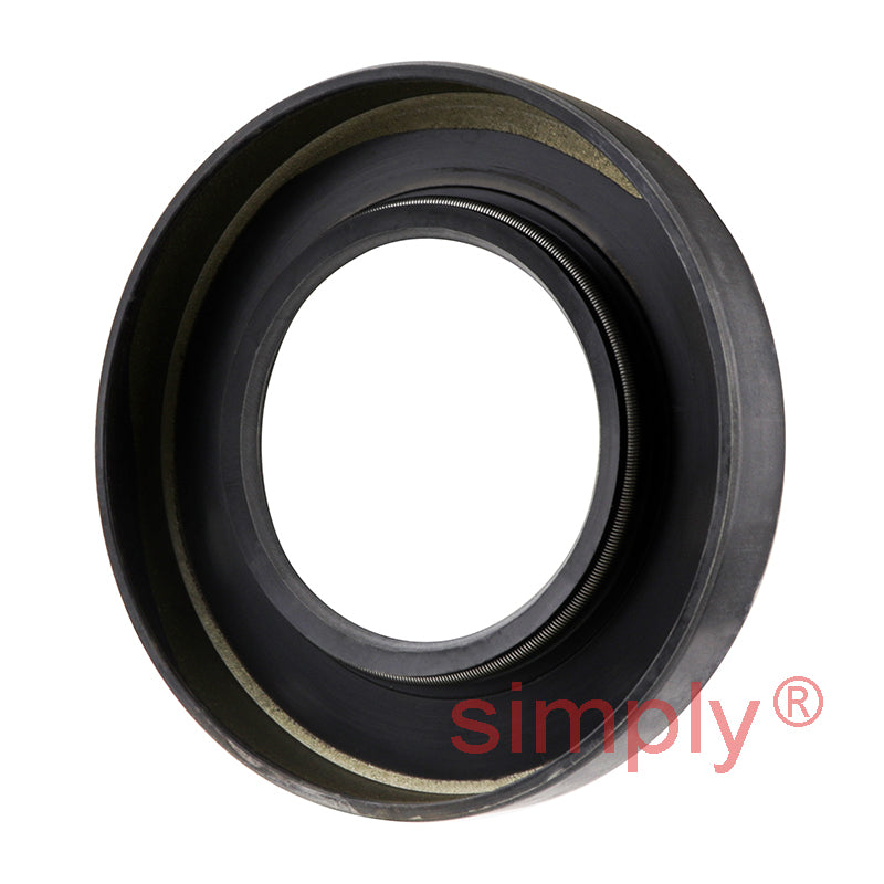 1.75x3.06x0.5 inch Nitrile Rubber Single Lip Rotary Shaft Oil Seal with Garter Spring R21 / SC Style