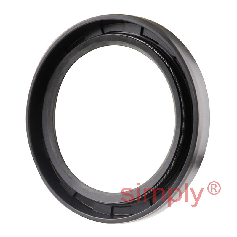 1.87x2.56x0.31 inch Nitrile Rubber Single Lip Rotary Shaft Oil Seal with Garter Spring R21 / SC Style