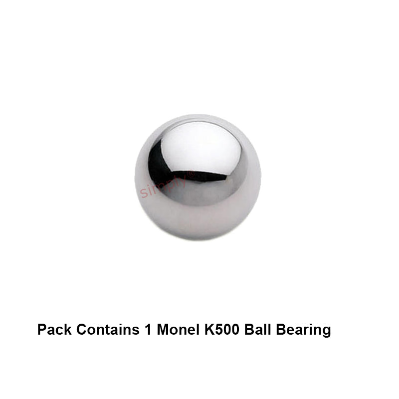 25mm Diameter Monel K500 Ball - Allow 1-2 Days