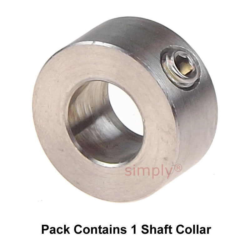 CABU12ST Stainless Steel Shaft Collar 12x22x12mm with Set Screw