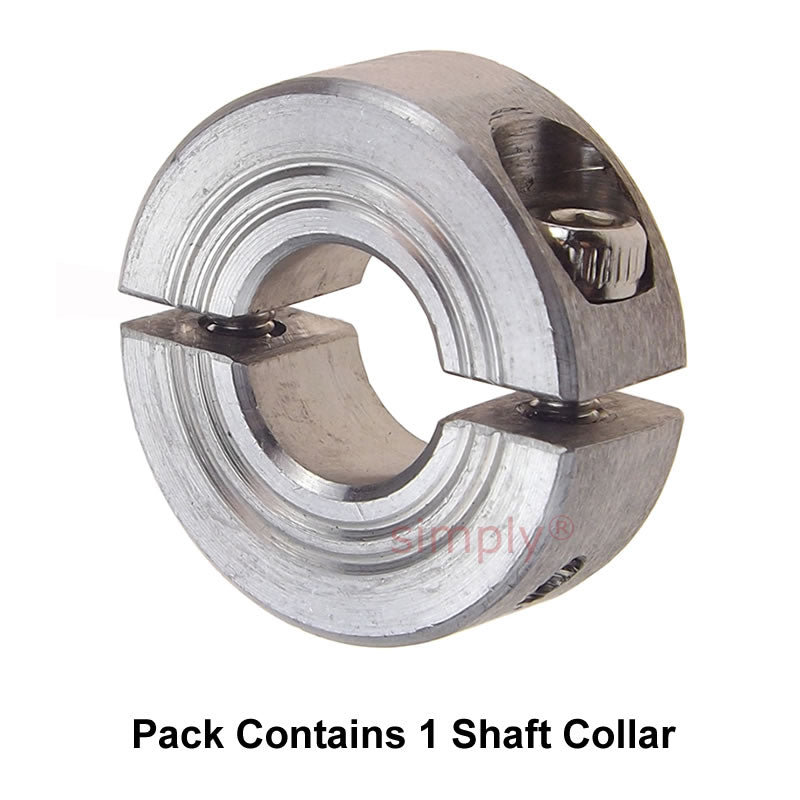 CADB15ST Stainless Steel Double Split Shaft Collar 15x34x13mm with Clamp Bolt