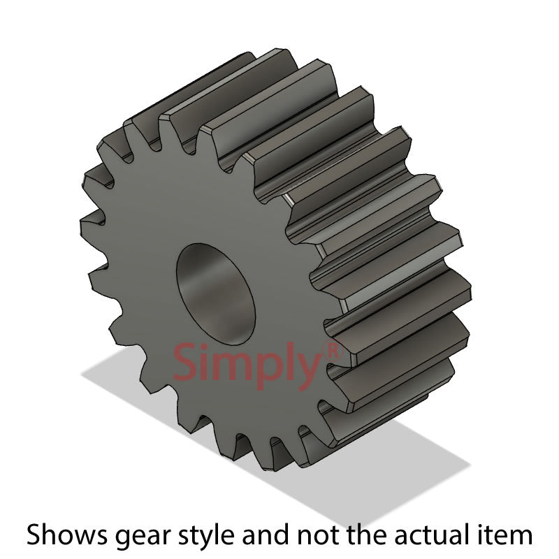 SS10/72A-12 Metric EN8 Spur Gear 72 Tooth 1 Mod Pilot Bored 14mm Or Smaller (H8)