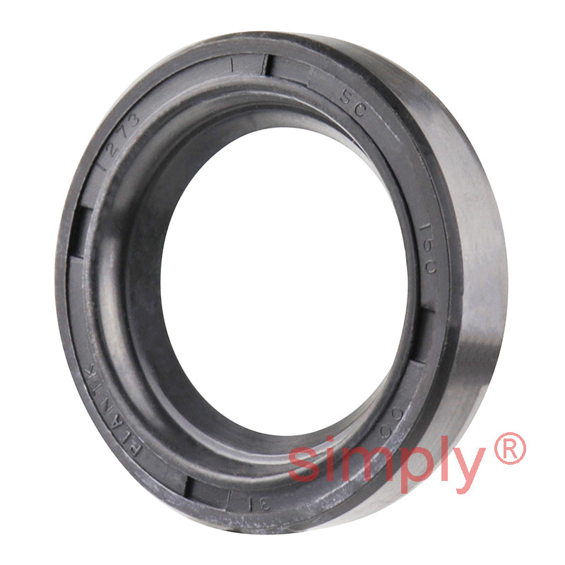1x1.5x0.31 inch Nitrile Rubber Single Lip Rotary Shaft Oil Seal with Garter Spring R21 / SC