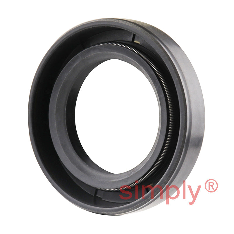 1x1.62x0.31 inch Nitrile Rubber Double Lip Rotary Shaft Oil Seal with Garter Spring R23 / TC Style