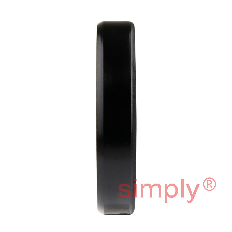 1x1.87x0.37 inch Nitrile Rubber Single Lip Rotary Shaft Oil Seal with Garter Spring R21 / SC