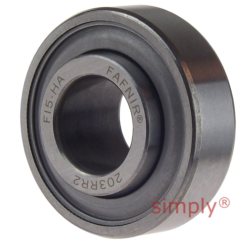 FAG 203RR2 Rubber Sealed Deep Groove Ball Bearing 16.25x40x18.28mm