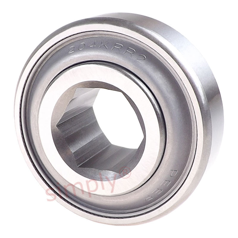 Major Branded 204KRR2 Draper Head Hex Bore Bearing 0.695x1.8504x0.825 inch