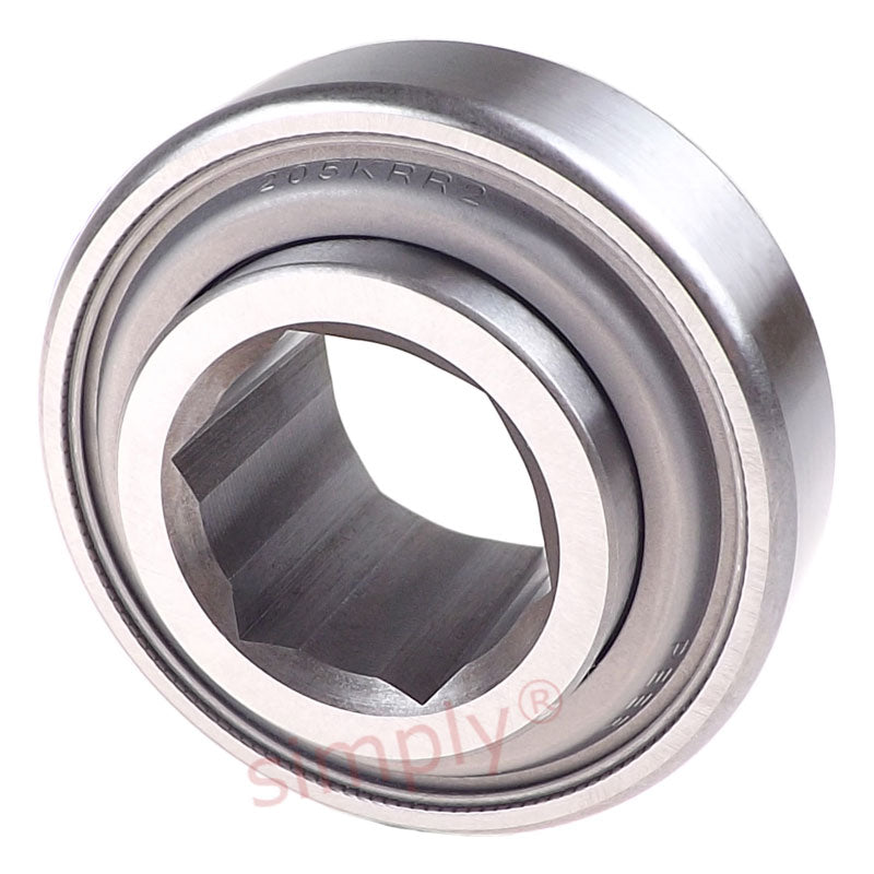 Major Branded 205KRR2 Kinze Soil Preparation Hex Bore Bearing 0.876x2.0472x1 inch