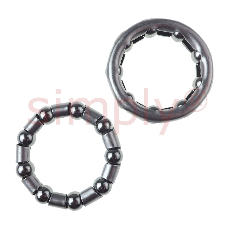 Pack of 2 Weldtite 5/16 inch Bottom Bracket Ball Race Cages