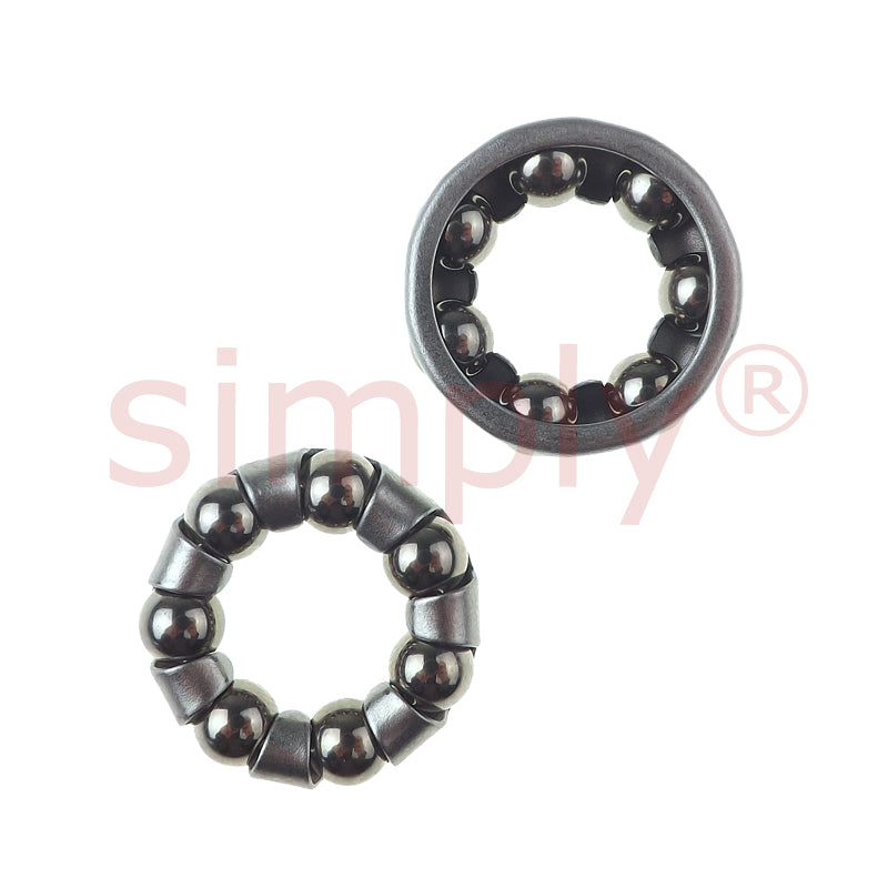 Pack of 2 Weldtite 1/4 inch Rear Hub Ball Cages