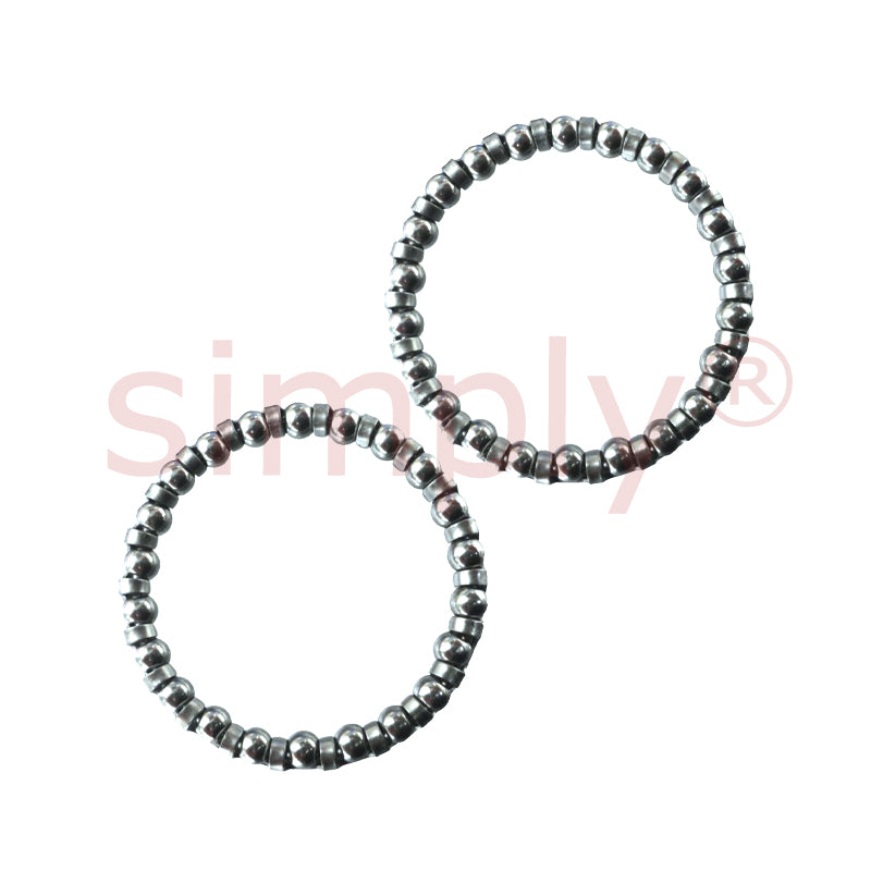 Pack of 2 Weldtite 5/32 inch Case Hardened Ball Bearings in Cage Retainers