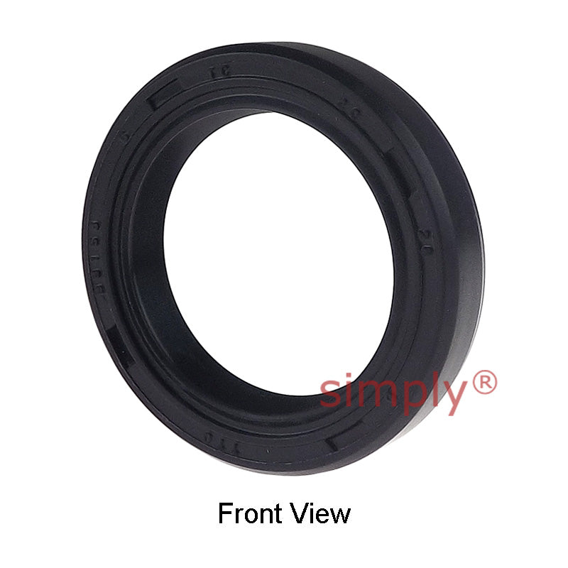 20x28x6mm Nitrile Rubber Double Lip Rotary Shaft Oil Seal with Garter Spring TC / R23