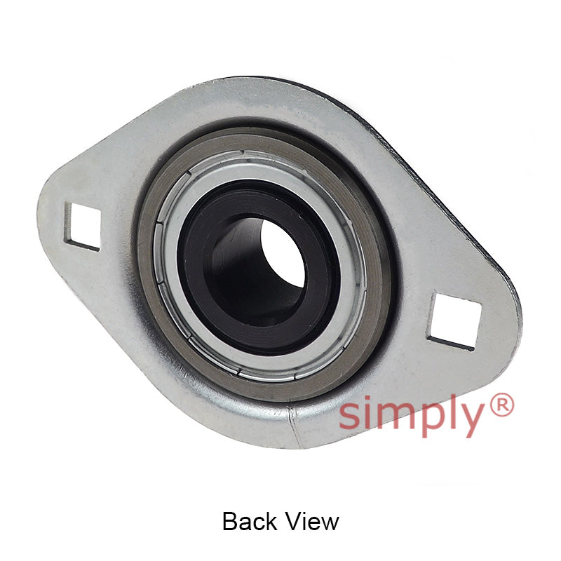 225-560 by Stens Pressed Steel Two Bolt Oval Flanged Bearing Housing 5/8 inch Bore