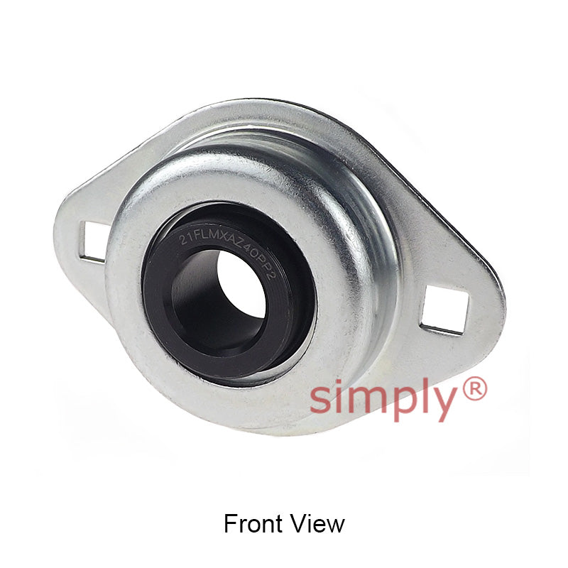 225-560 by Stens Pressed Steel Two Bolt Oval Flanged Bearing Housing 5/8 inch Bore