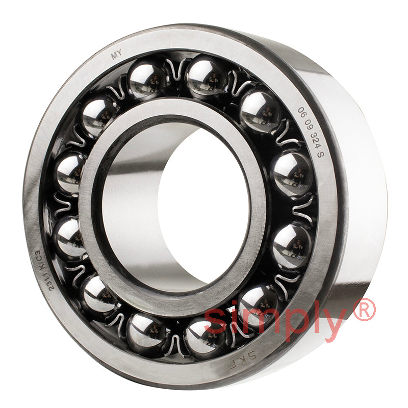 SKF 2311KC3 Taper Bore Self Aligning Ball Bearing for use with Adaptor Sleeve 55x120x43mm