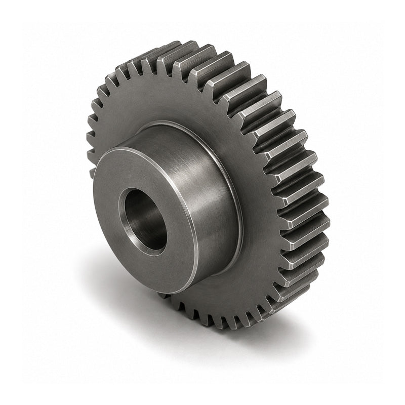 SS24DP/48B-2 Imperial EN8 Steel Spur Gear 48 Tooth 24 DP Bored 0.375 inch (H8)